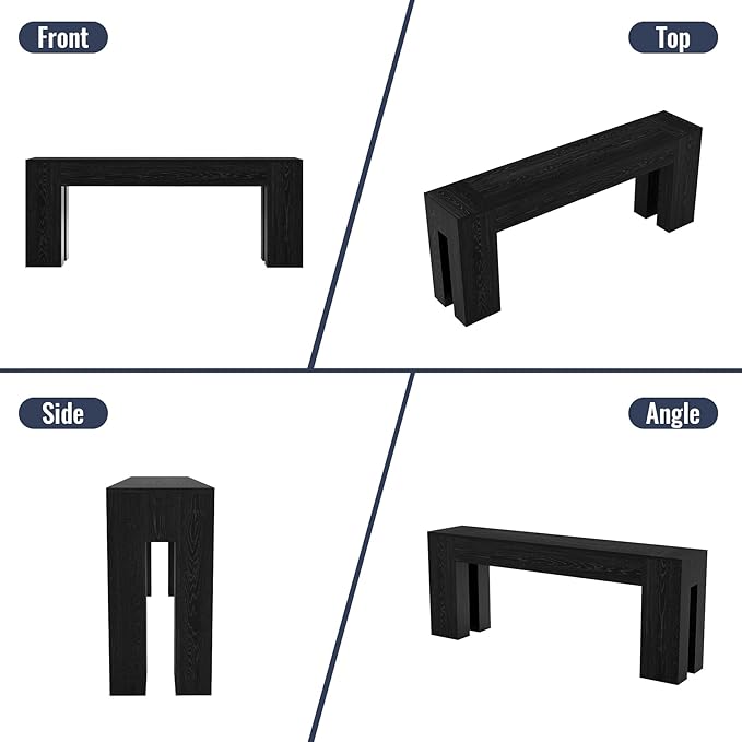 Epecoya Extra Long Sofa Console Table