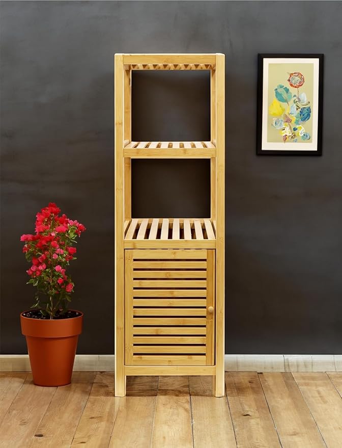 RoyalHouse Bamboo 3-Tier Floor Organizer