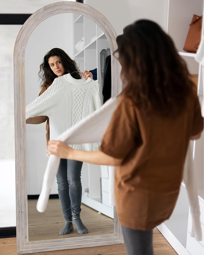 Full Length Mirror, Oversized Stand Up Mirrors Large Wall Mirrors, Wall Mounted