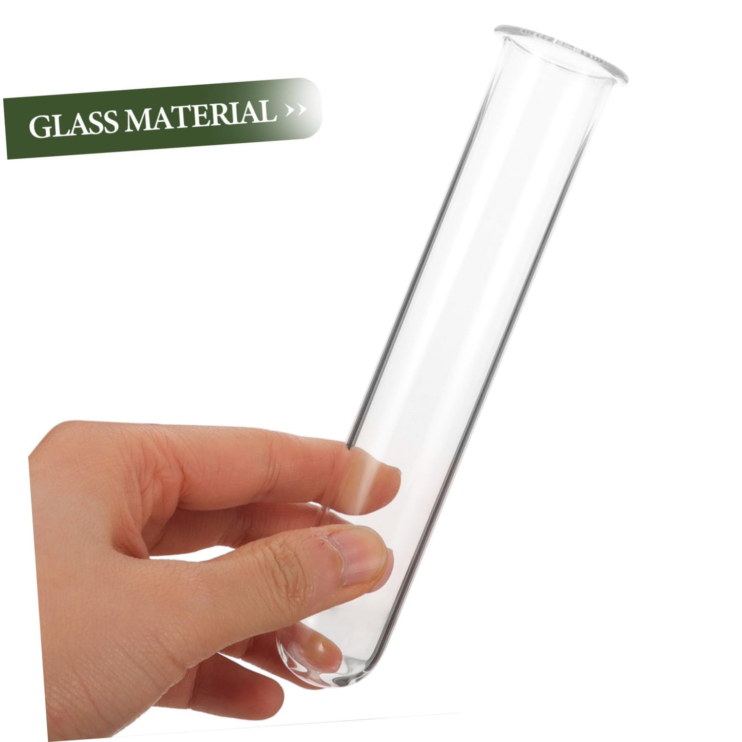 KESYOO 4pcs Floral Tubes for Water Plants Glass Test Tube Vases Hydroponic Garden Plant Cuttings Home Decor