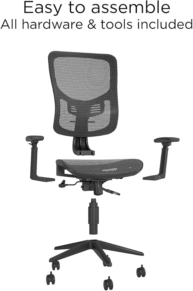 STAPLES Kroy Ergonomic Task Chair, Lumbar Support, Adjustable Height