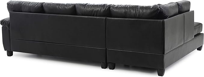 Eco-Friendly Black Sectional Couch
