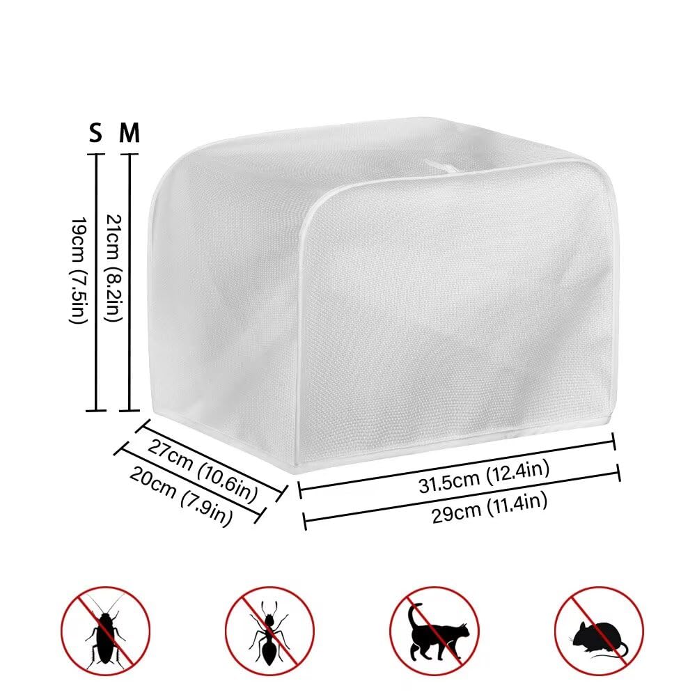 ASQVTIFE Christmas Snowman Toaster Dust Cover 4 Slice Christmas Decorations for Kitchen Cute Snowman Slice Toaster Cover Fits for Most Standard 4 Slice Toasters Gift for Mom Wife Friends
