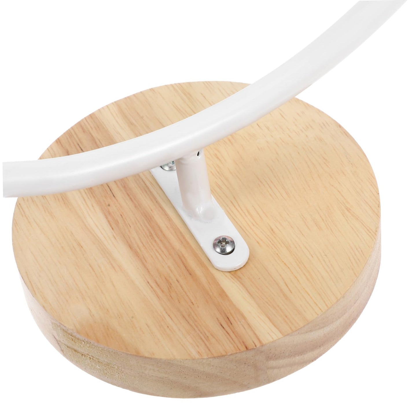 DECHOUS Wooden Base Ornament Display Stand with Hook for Hanging Globe Terrariums and Air Plants Space-saving Hanger Rack for Glass Balls Elegant Indoor Decor for Weddings and Home