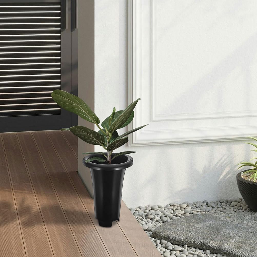 Mipcase 10Pcs Orchid Nursery Pots with Drainage Holes Plastic Plant Nursery Containers 7.67X5.31X5.31In for Indoor Outdoor Succulent Growing and Repotting