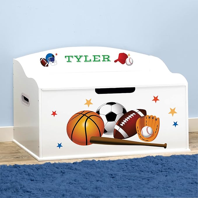 DIBSIES Personalized Creative Wonders Toy Box, 30 x 19.25 x 18 inches,