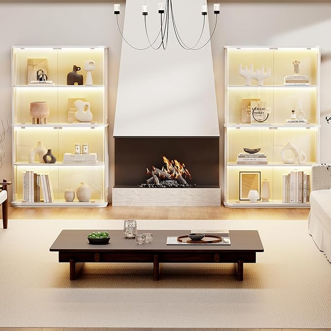 BROTTAR Large Rounded Display Cabinet
