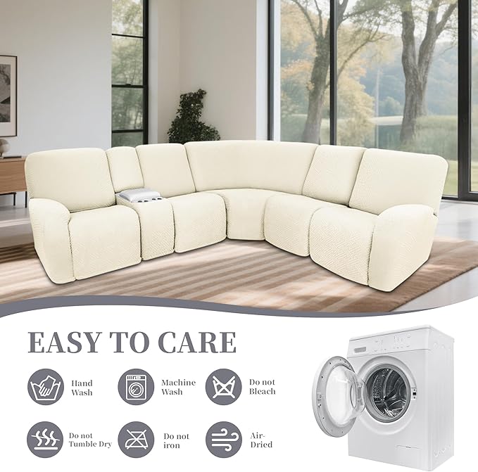 100% Waterproof Sectional Recliner Couch Covers