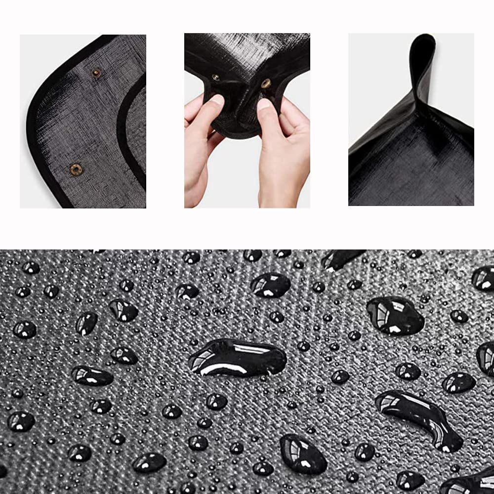 BIUWING 2 PCS Large Repotting Mat for Plant Transplanting and Mess Control, 43" X 29" Thickened Foldable Waterproof Plant Potting Tray, Portable Potting Mat Gardening Tray for House Plants Succulents