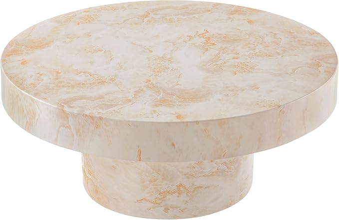Modway Alora Round Concrete Coffee Table