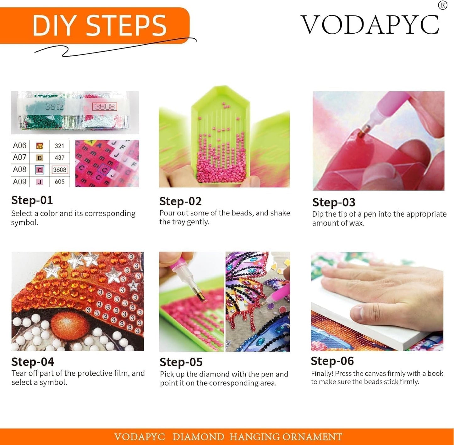VODAPYC Christmas Diamond Art Tabletop Painting Kit, DIY Stand Up Double Sided Special Shaped Diamond Painting Desktop Ornament for Home Decor(Gingerbread House-1)