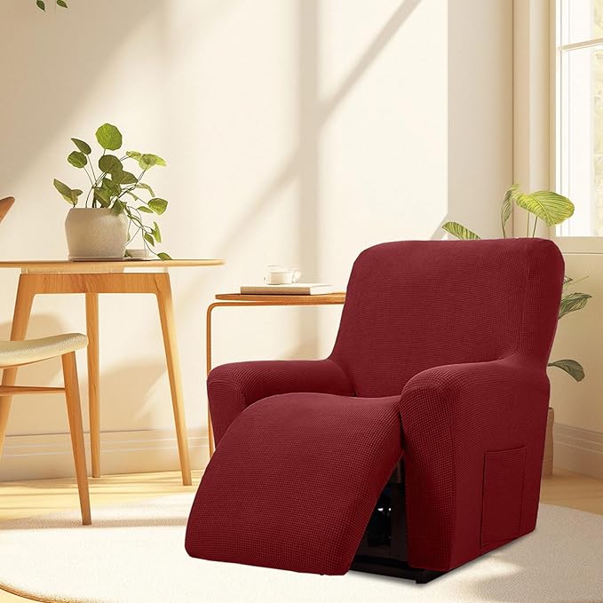 Cupuamon Recliner Chair Covers, Lazy Boy Recliner Covers Stretch Reclining