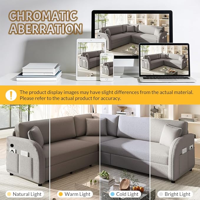 Queen Size Sleeper Sofas Convertible Couches, L Shaped Sectional Couch