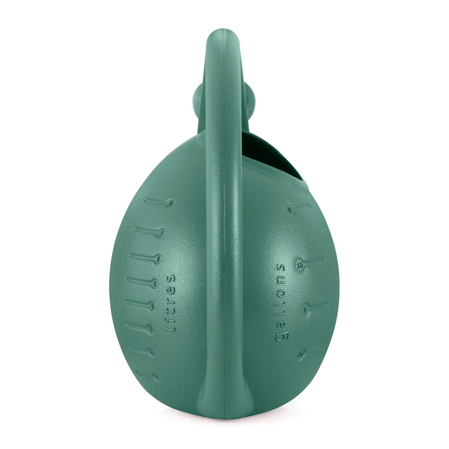 2-Gallon Premium Plastic Rosette Watering Can - The HC Companies 11"x21"x13.75" in Evergreen Color