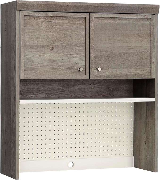 Sauder Craft Pro Series Hutch, Mystic Oak Finish