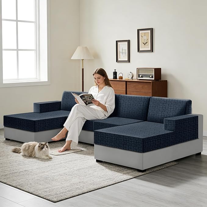 UNBBRRL Stretch Couch Backrest Cushion Cover