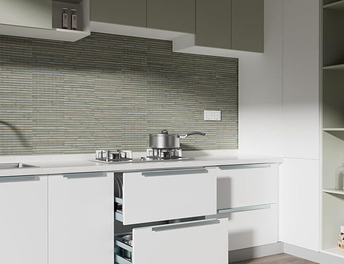 SINGULARWOOD Bamboo Wall Panel for Home Decor, Wall Cladding and Covering