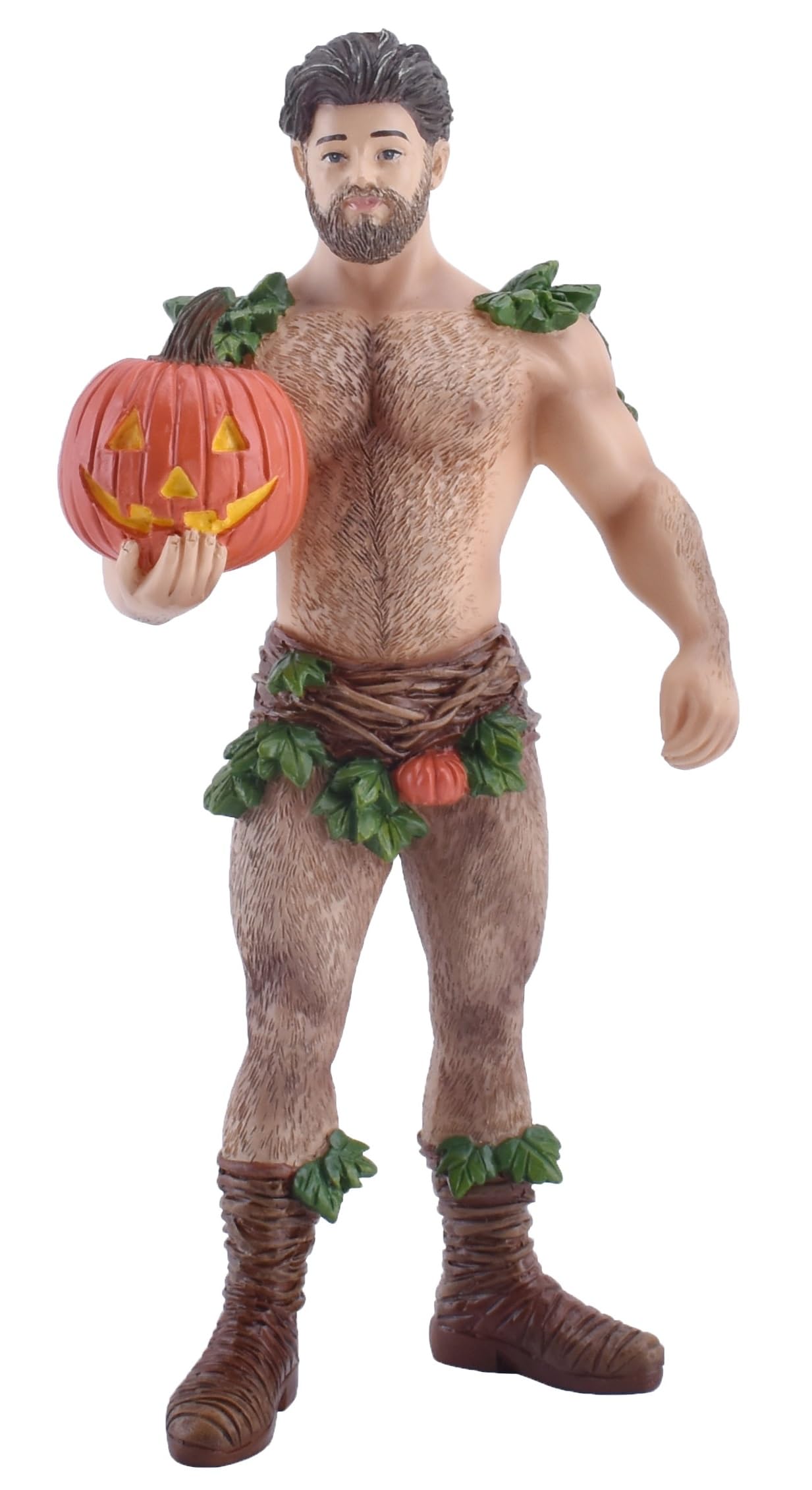 December Diamonds 55-55341 Poke The Bear Series, Pumpkin Patch Bear Ornament 7 Inches
