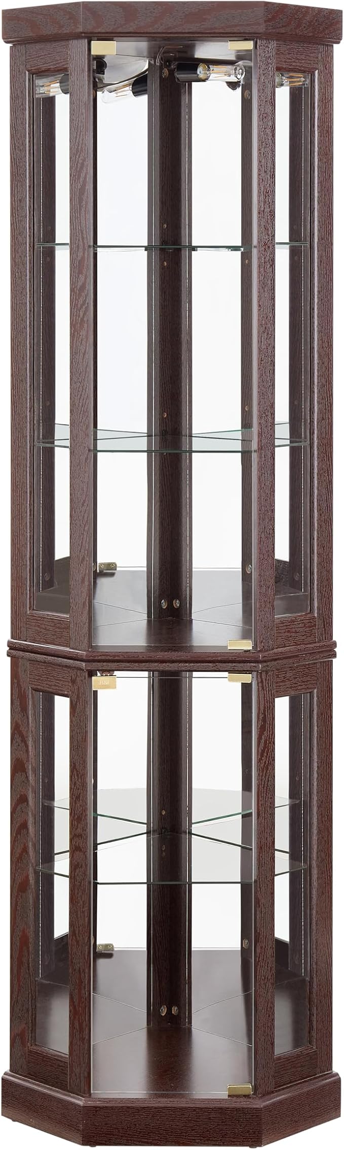 Glass Corner Display Cabinet