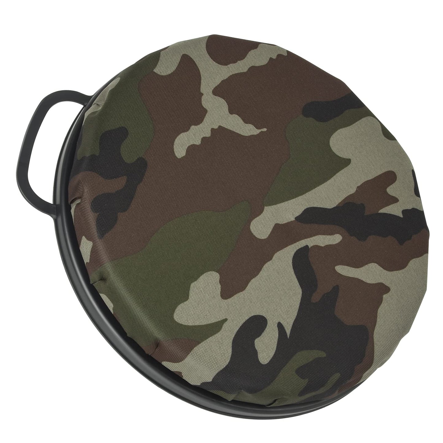Foxtune 360-Degree Swivel Bucket Seat, 5 Gallon Bucket Lid, Spin Bucket Seat Cushion, Silent, Comfortable, Water-Resistant, for Fishing, Gardening, Hunting and Camping
