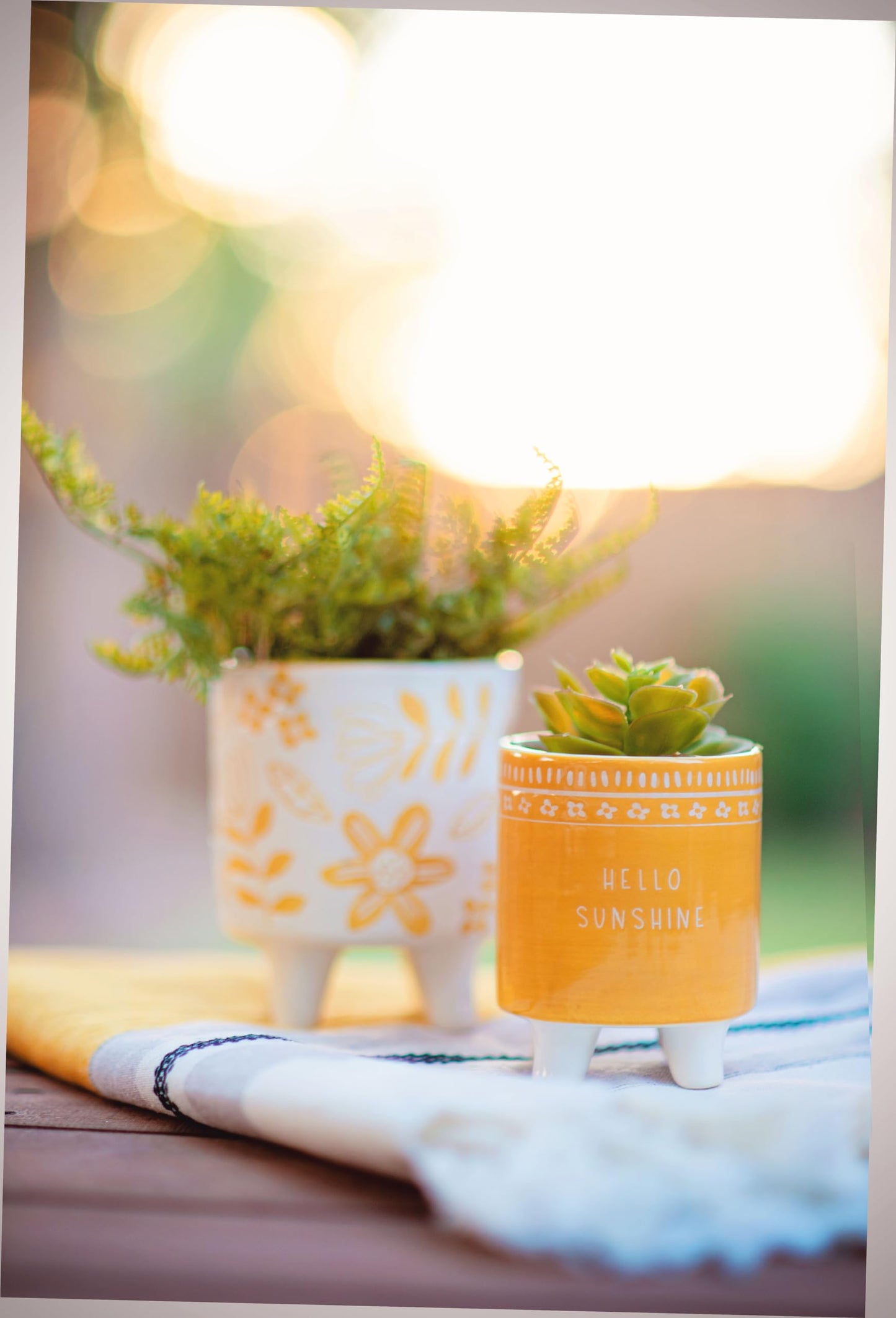 Karma, Footed Ceramic Planter Set of 2, Modern Boho Planters, Ceramic Footed Planters, Better Place