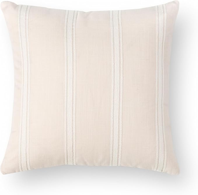 Crumbs Home Modern Farmhouse Fall Linen Indoor Outdoor Throw Pillow Cover Only