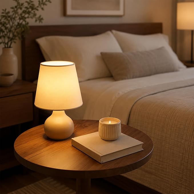 Small Wooden Round Side Table