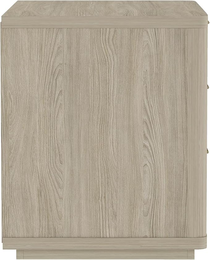 Eco-Friendly Nightstand in Natural Finish, Sustainable Bedside Table Made from