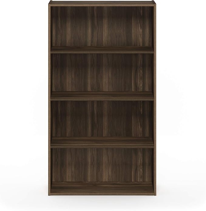 Furinno PASIR Book Shelf, 4-Tier Bookshelf, Bookcase