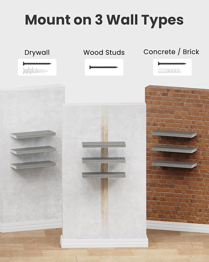 AMADA HOMEFURNISHING Floating Shelves, Wall Shelves