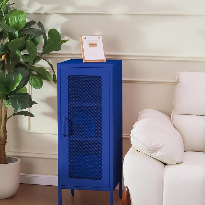 Slim Metal Storage Cabinet