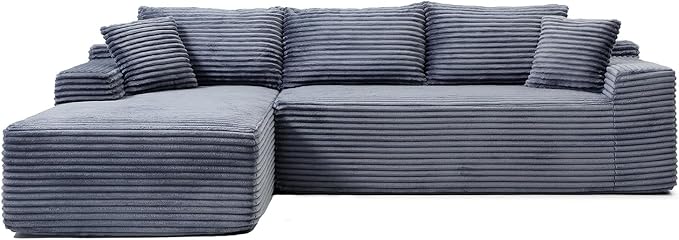108 Inch Cloud Sectional Couch, Modern Modular Sectional Sofa
