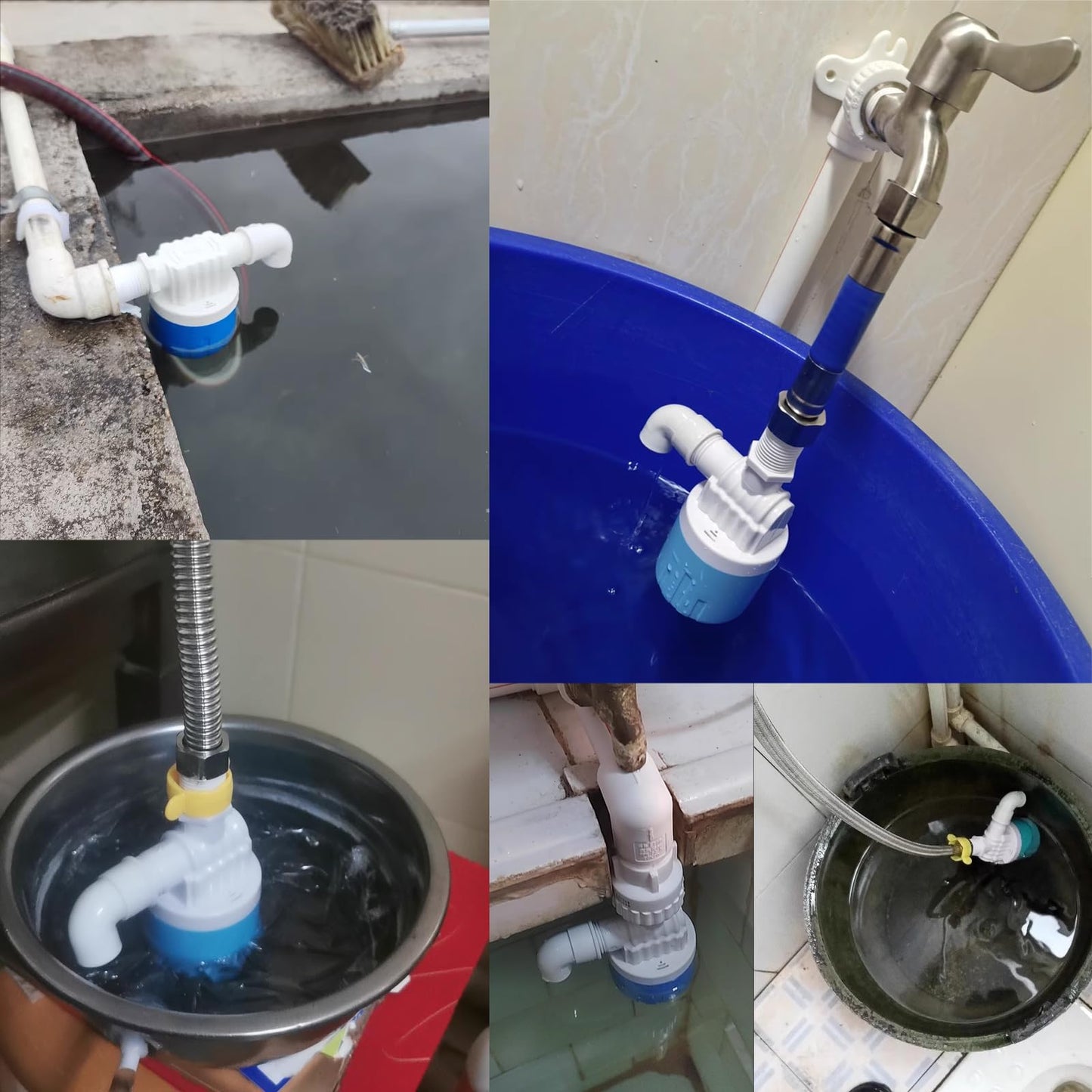 "1/2" Automatic Water Level Control Valve | Water Float Valve for Water Tanks | Water trough float valve | Automatic Filling | Automatic Shut Off | Perfect Upgrade for Water Tanks" (2-Pack)