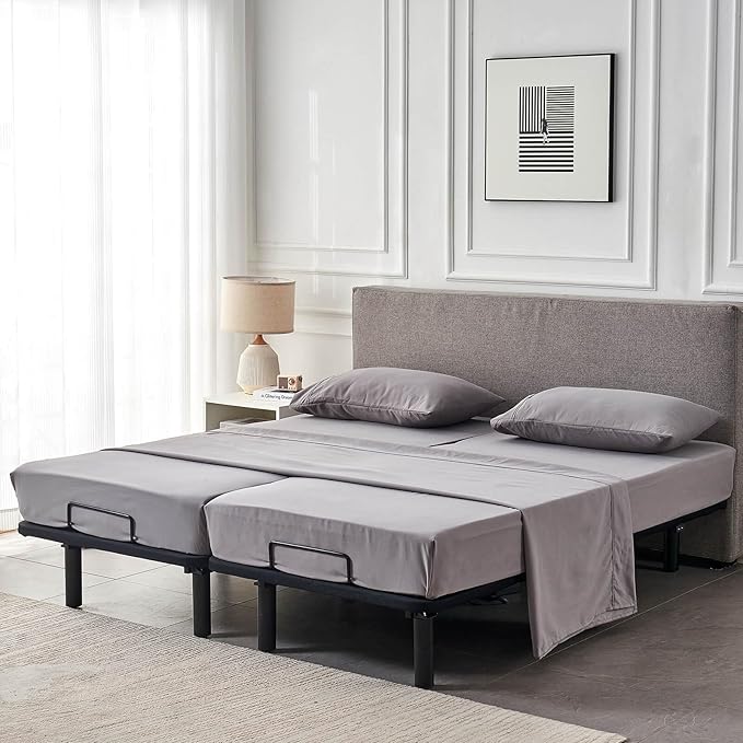 Kingnex Split California King Sheets Set