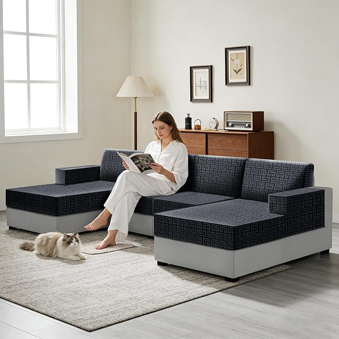 UNBBRRL Stretch Couch Seat Cushion Cover
