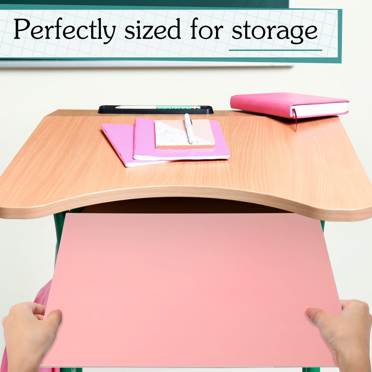 SATINIOR 24 Pcs Privacy Folders for Students, Desk Dividers for Classroom Testing, Student Privacy Boards Classroom Must Have, School Teacher Supplies