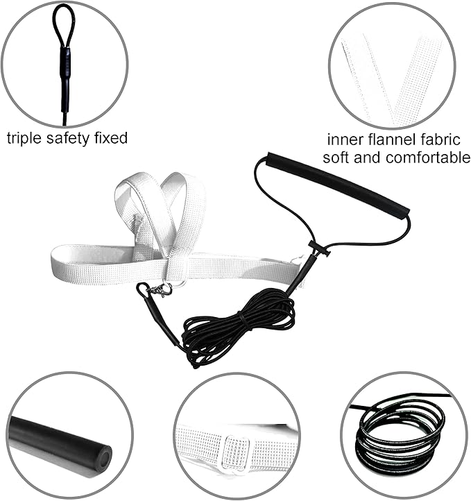 Pet Parrot Bird Harness Leash Adjustable Bird Flying Harness Traction Rope with Cute Wing for Parrots Pigeons Budgerigar Lovebird Cockatiel Mynah Outdoor Training Toy (White,XS)