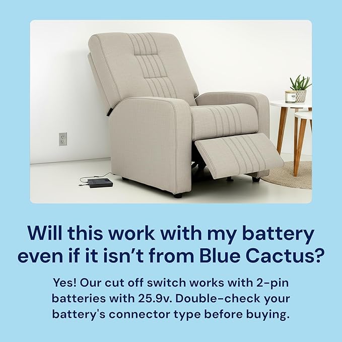 Blue Cactus Recliner Battery Life Extender Kit