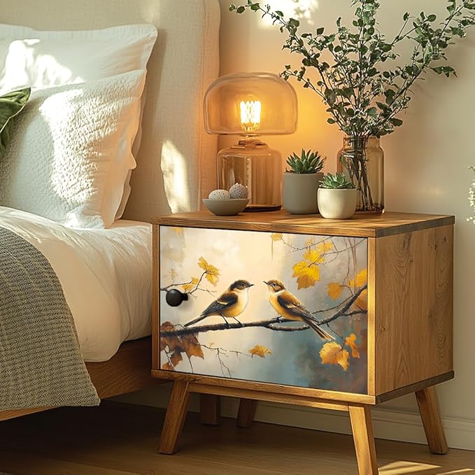 6 Sheets Birds Rub on Transfers