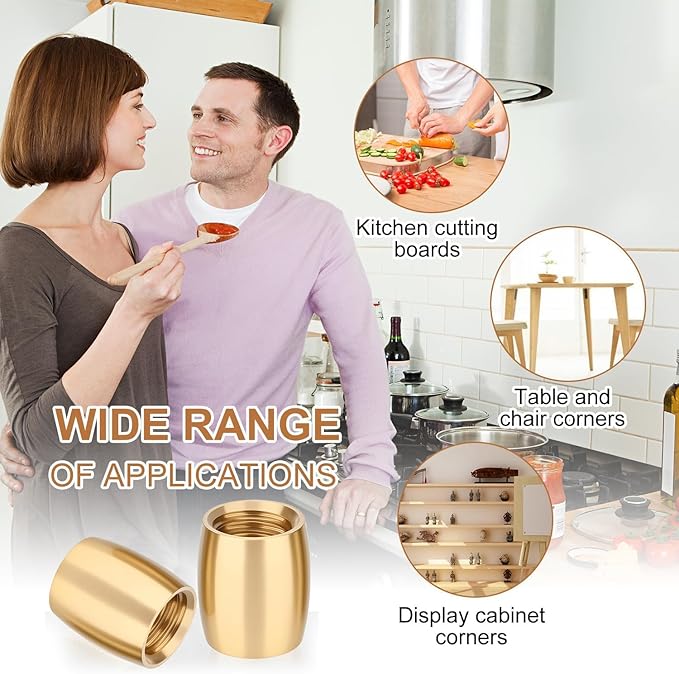 Brass Cutting Board Feet,Complete