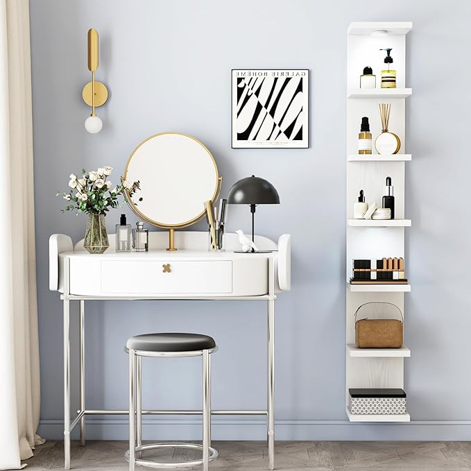 Fixwal Wall Decor 7 Tier Wall Shelf Unit Floating Shelves