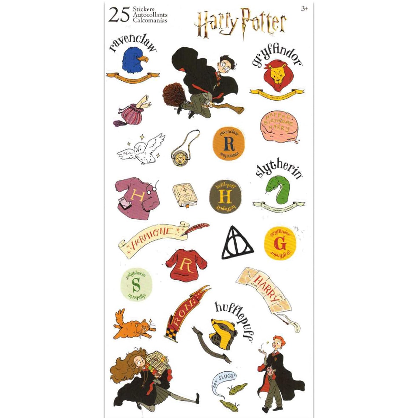 Harry Potter Bookmark Set - Bundle with 3 Bookmarks Featuring Book Covers, Hogwarts Castle, More Plus Stickers | Harry Potter School Supplies for Boys Girls Kids