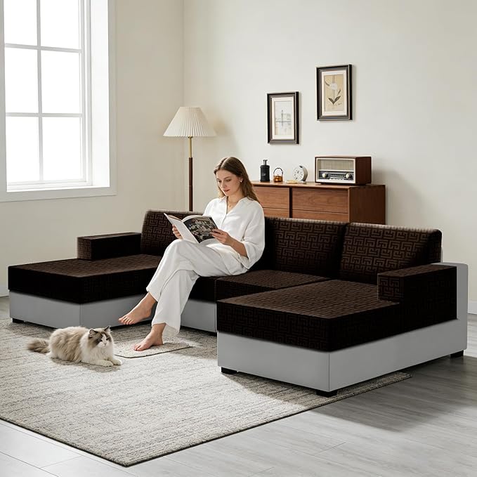 UNBBRRL Stretch Couch Cushion Cover