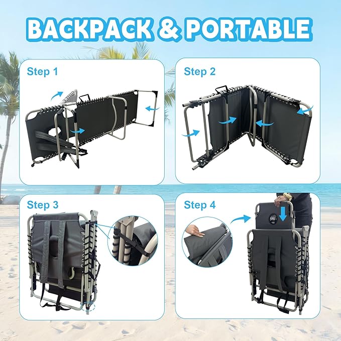 Backpack Sun Tanning Chair