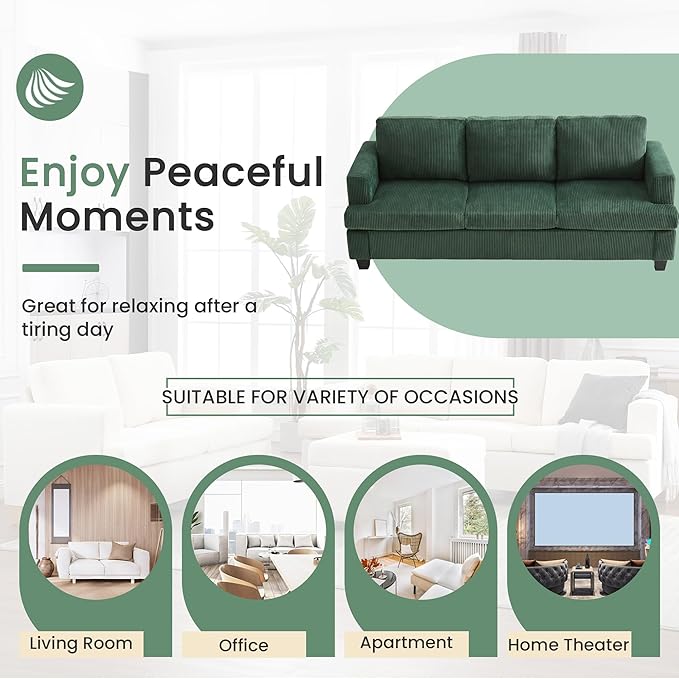 YOUDENOVA Sofa, Modern Comfy Couches