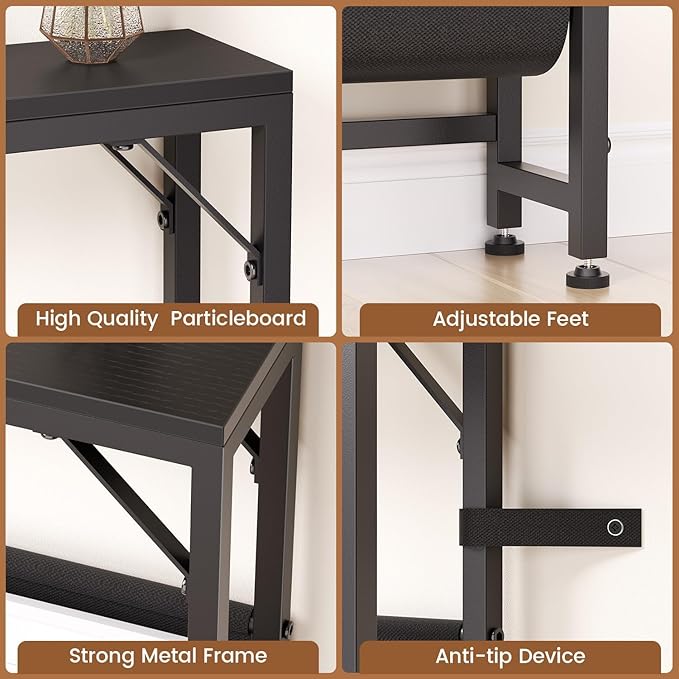 Asgolion 47.2'' Skinny Console Table