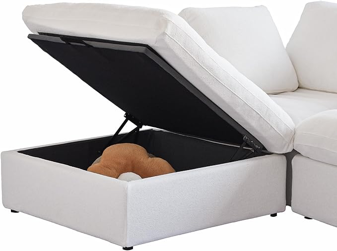 Cloud Modular Sectional Sofa, 80.3" Down Filled Comfort Sofa Couch
