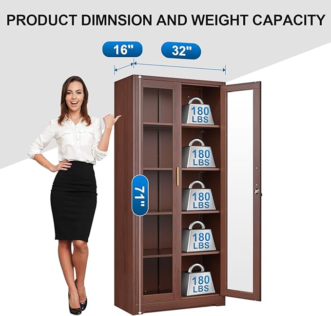 Polup Glass Display Cabinet, Display Case