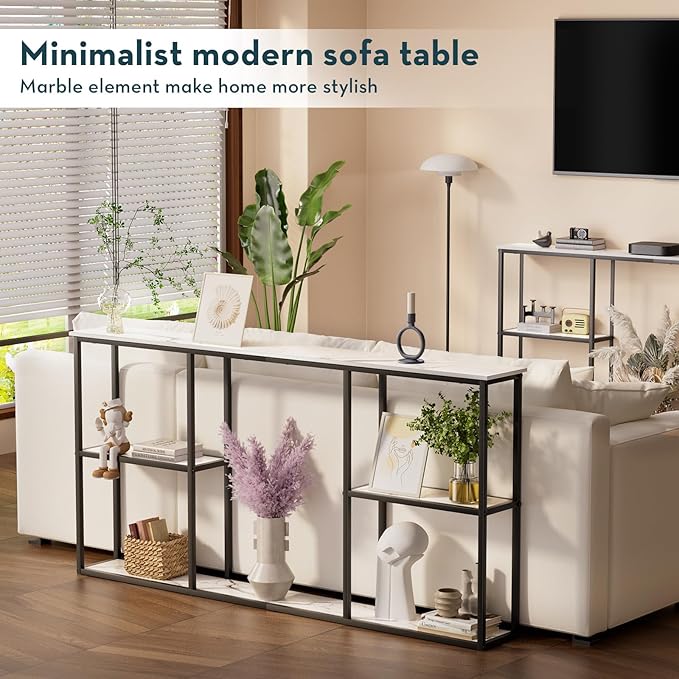 WOHOMO Console Table, Small Modern Entryway Table