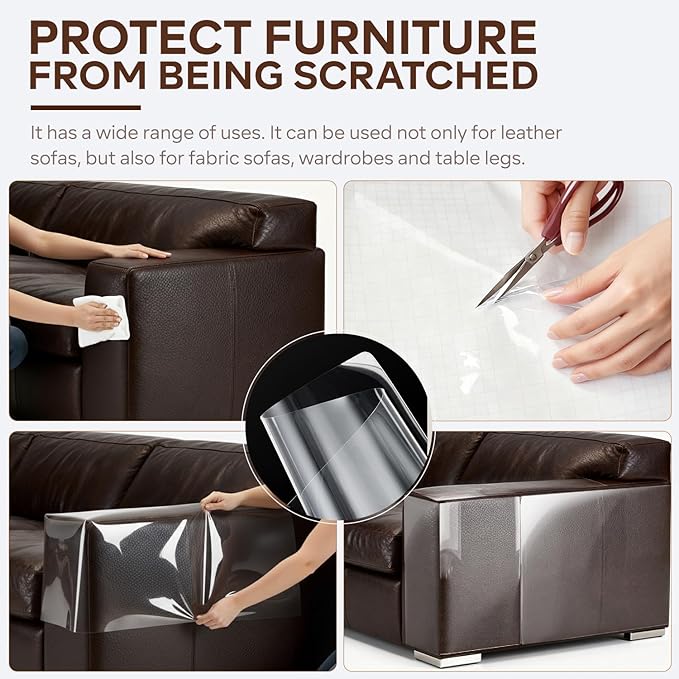 JKLMN Clear Vinyl Cat Scratch Protector